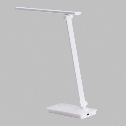 ONLI - LED stolna lampa s dodirnim upravljačem i USB priključkom DESKI LED/7W/230V 4000K bijela