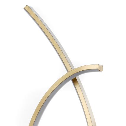 ONLI - LED Stolna lampa SIGN LED/12W/230V 4000K 43 cm zlatna