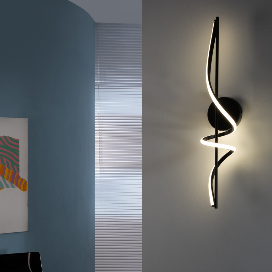 ONLI - LED Zidna svjetiljka TWIST LED/25W/230V 4000K crna