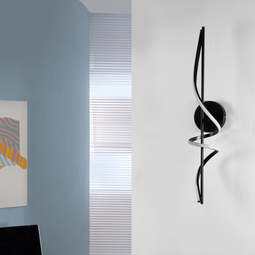 ONLI - LED Zidna svjetiljka TWIST LED/25W/230V 4000K crna