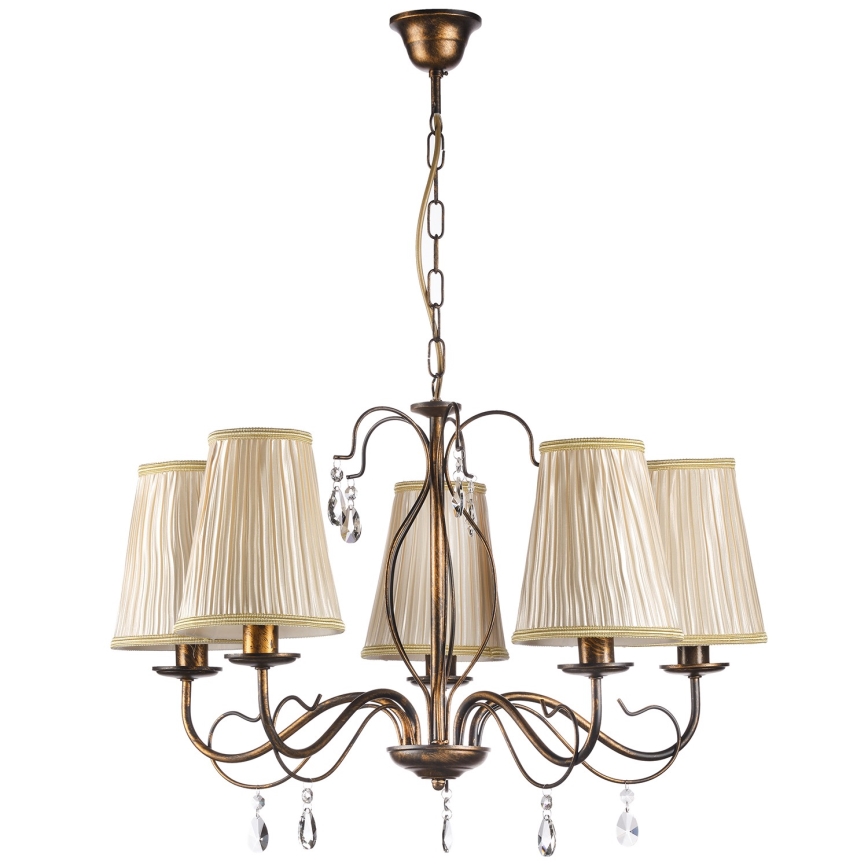 ONLI - Luster na lancu DELIA 5xE14/6W/230V