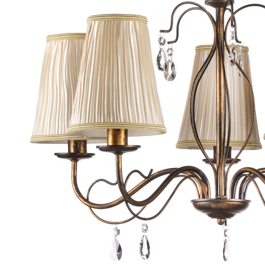 ONLI - Luster na lancu DELIA 5xE14/6W/230V