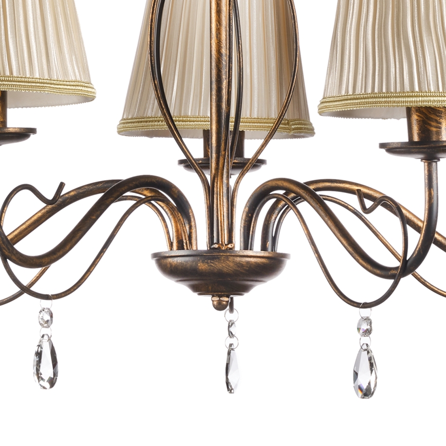 ONLI - Luster na lancu DELIA 5xE14/6W/230V
