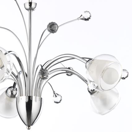 ONLI - Luster na lancu DIAMANTE 5xE14/6W/230V