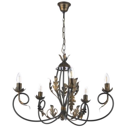 ONLI - Luster na lancu GRETEL 5xE14/6W/230V