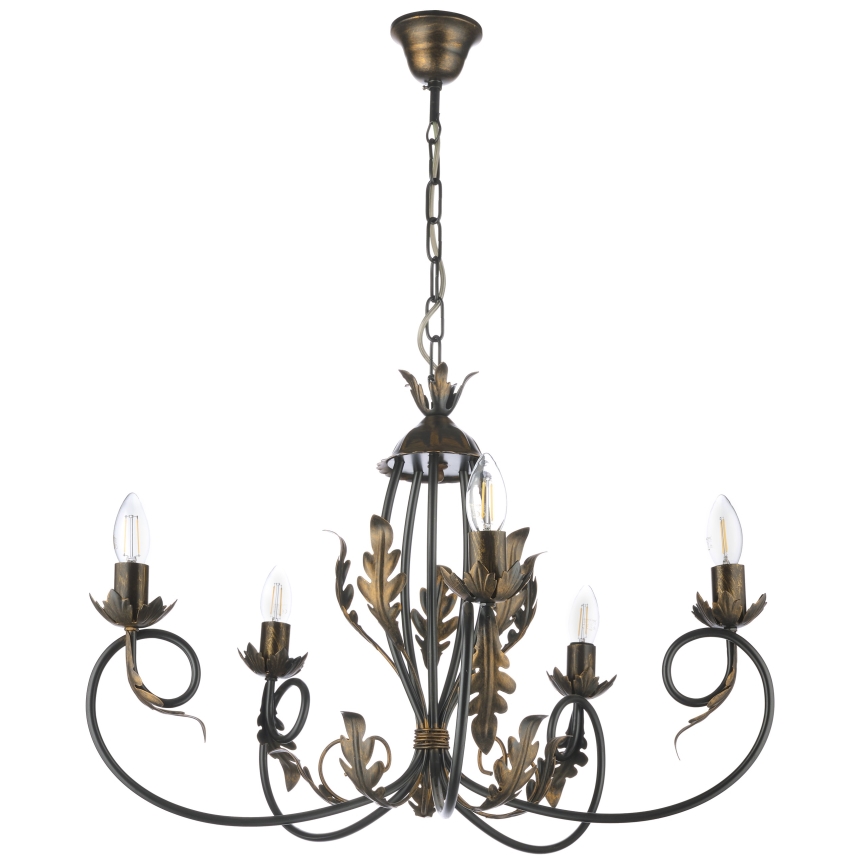 ONLI - Luster na lancu GRETEL 5xE14/6W/230V