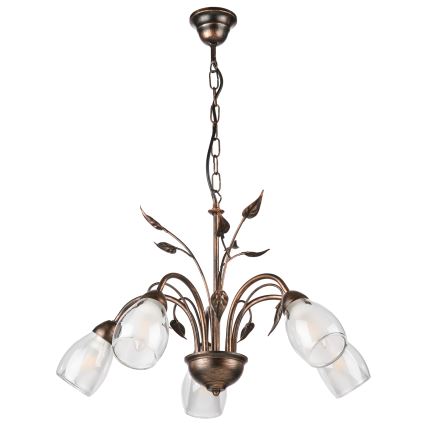 ONLI - Luster na lancu LILIANA 5xE14/6W/230V
