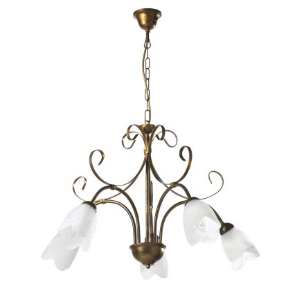ONLI - Luster na lancu ODINO 5xE14/6W/230V