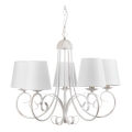 ONLI - Luster na lancu POMPEI 5xE14/6W/320V bijela
