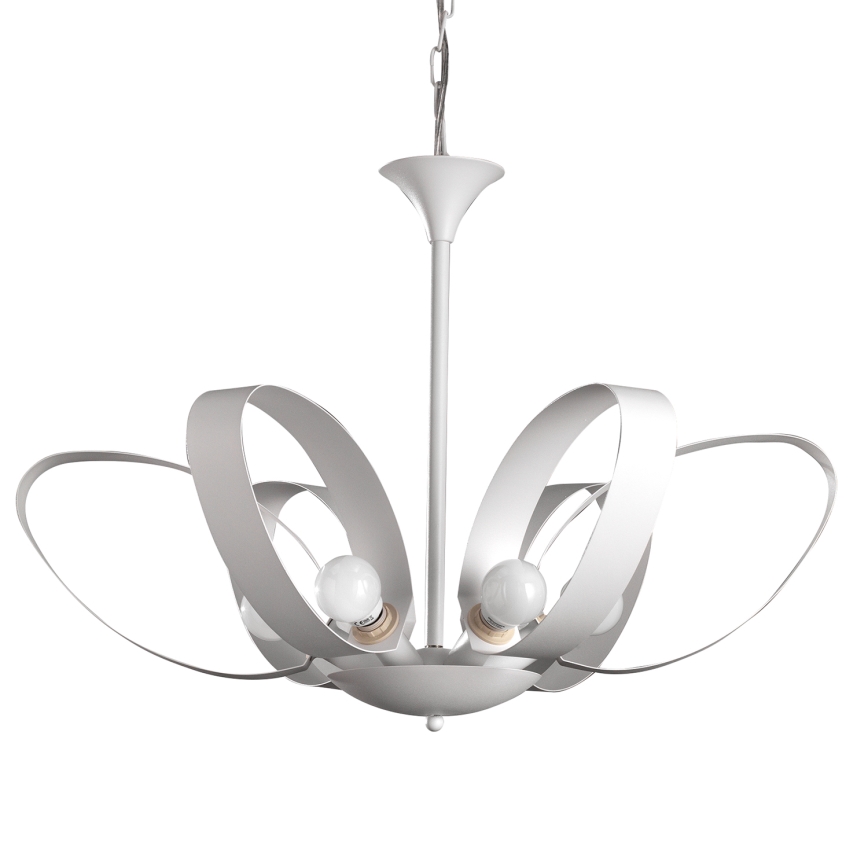 ONLI - Luster na lancu SERENA 6xE14/6W/230V bijela