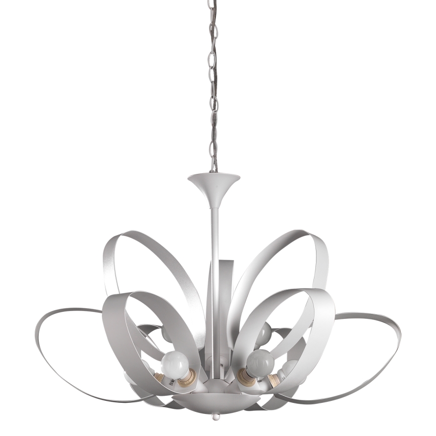 ONLI - Luster na lancu SERENA 9xE14/6W/230V bijela