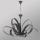 ONLI - Luster na lancu SERENA 9xE14/6W/230V crna