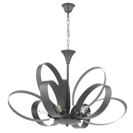 ONLI - Luster na lancu SERENA 9xE14/6W/230V crna