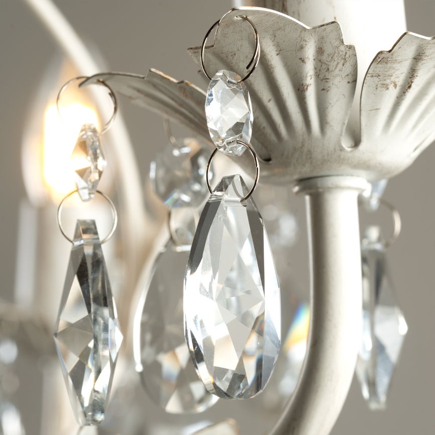 ONLI - Luster na lancu TERESA 3xE14/6W/230V bijela