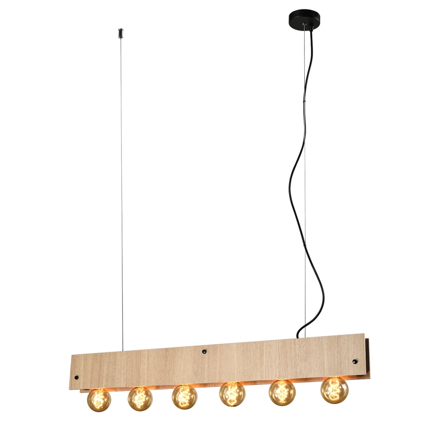 ONLI - Luster na sajli ARGO 6xE27/22W/230V bež