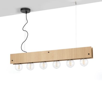 ONLI - Luster na sajli ARGO 6xE27/22W/230V bež