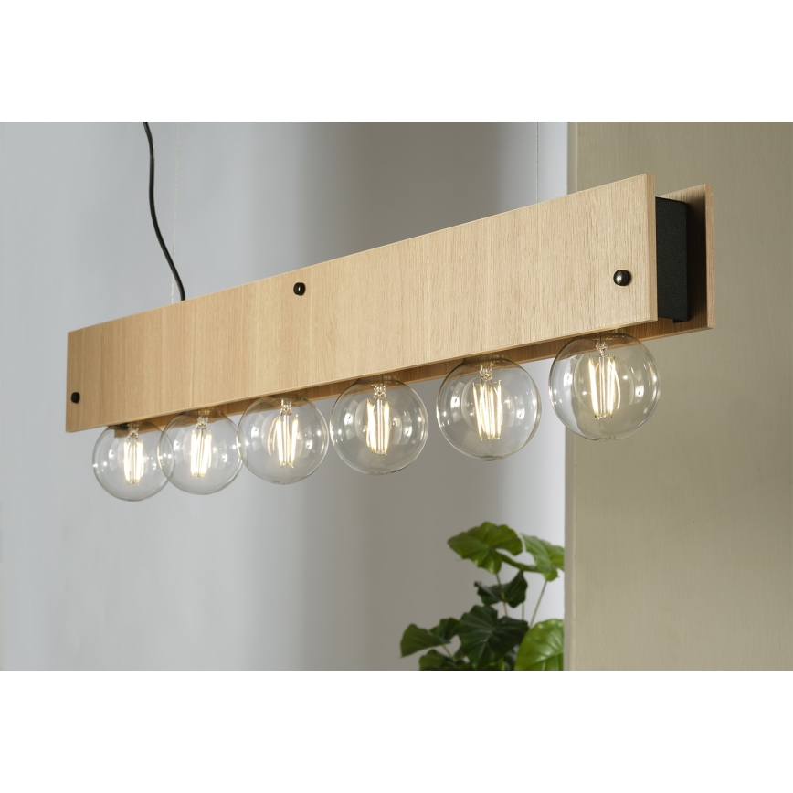 ONLI - Luster na sajli ARGO 6xE27/22W/230V bež