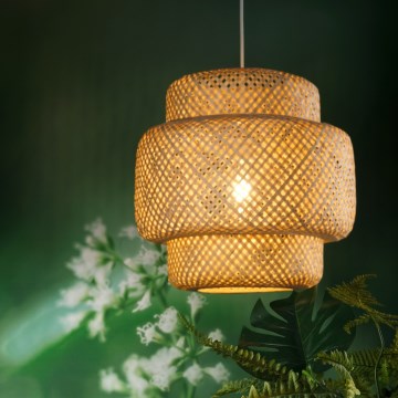 ONLI - Luster na sajli BAMBOO 1xE27/22W/230V bambus
