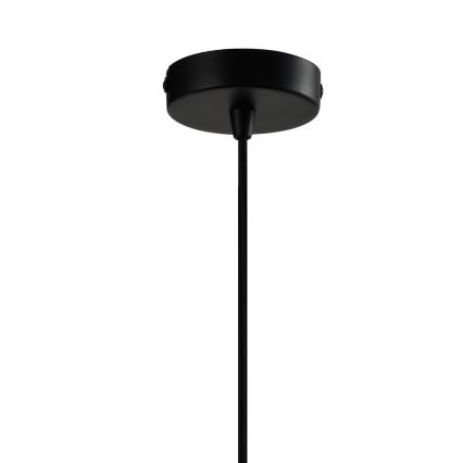 ONLI - Luster na sajli CROSS 6xE27/22W/230V crna/mesing