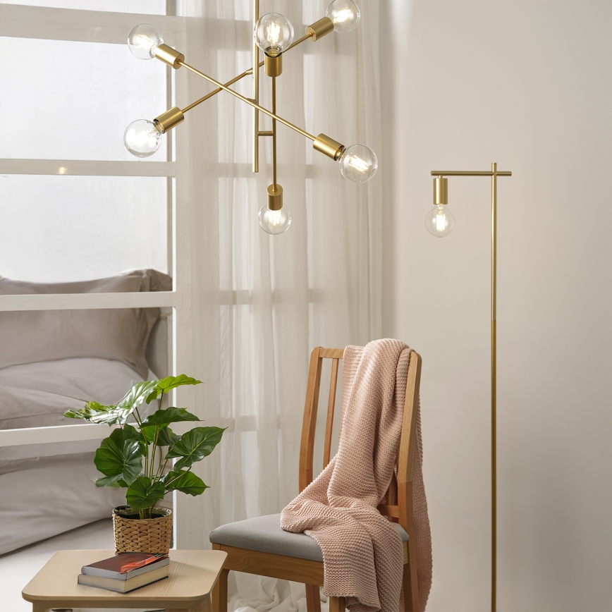 ONLI - Luster na sajli CROSS 6xE27/22W/230V