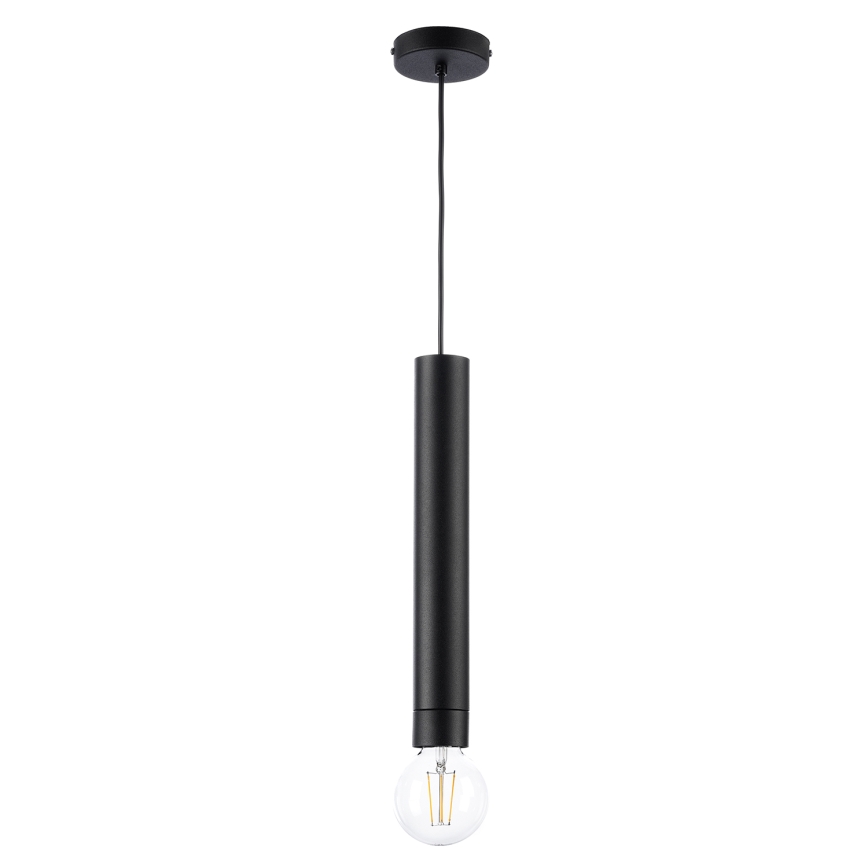 ONLI - Luster na sajli DORA 1xE27/15W/230V crna
