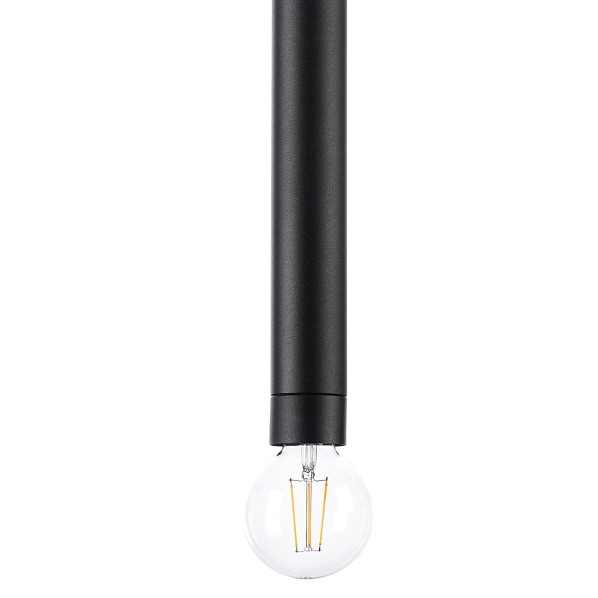 ONLI - Luster na sajli DORA 1xE27/15W/230V crna
