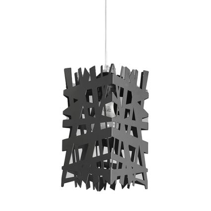 ONLI - Luster na sajli FORESTA 1xE27/15W/230V crna