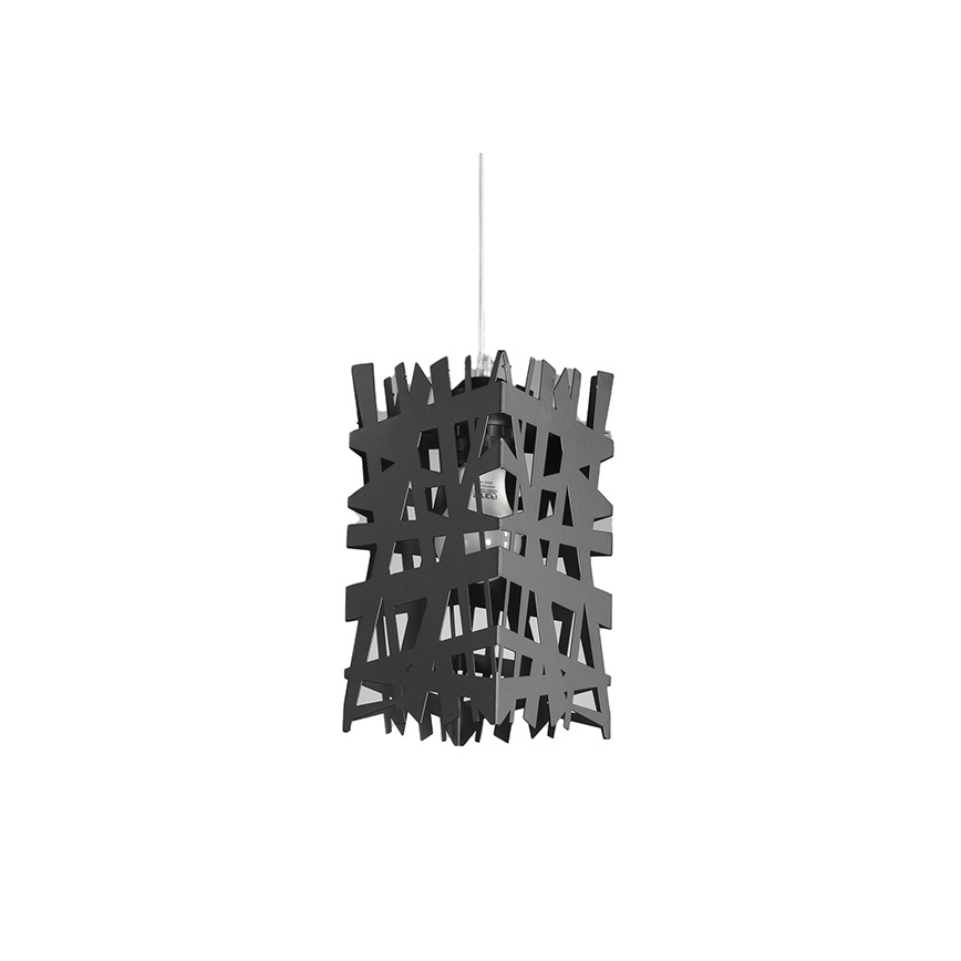 ONLI - Luster na sajli FORESTA 1xE27/15W/230V crna