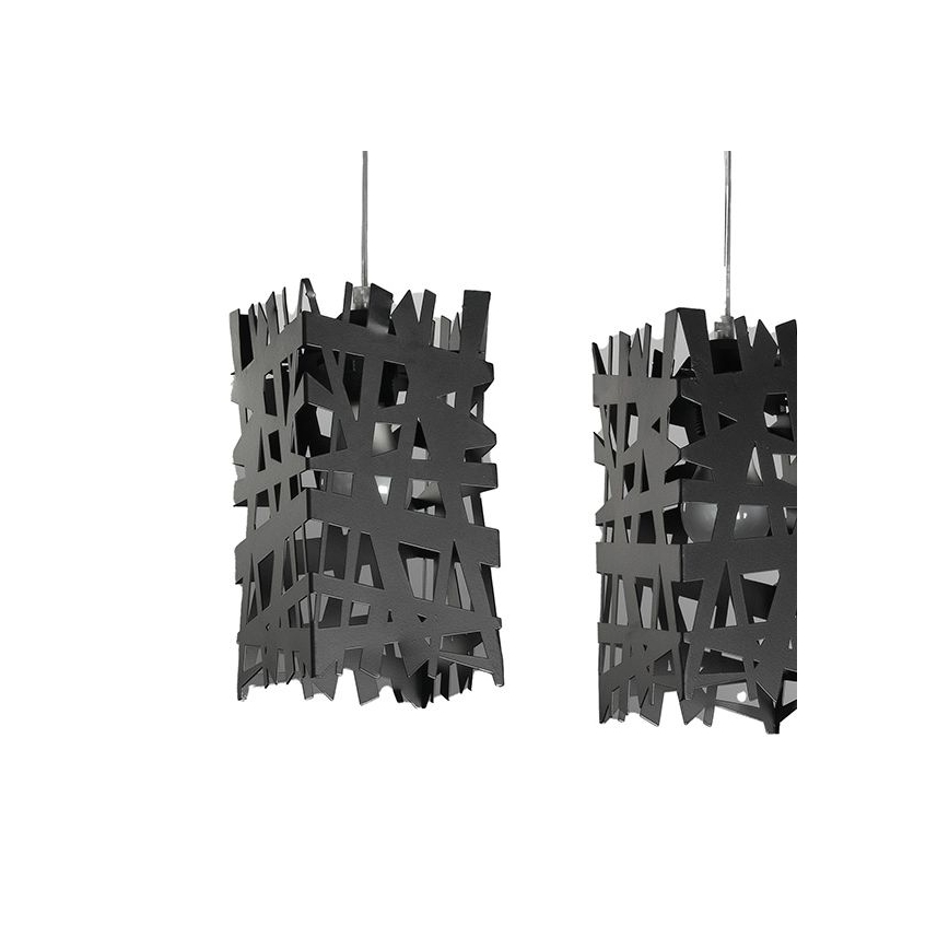 ONLI - Luster na sajli FORESTA 3xE27/15W/230V crna