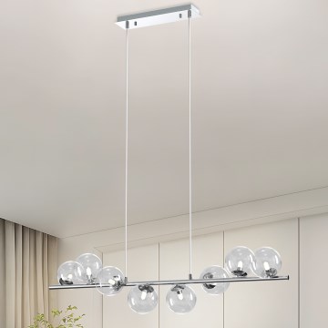 ONLI - Luster na sajli KIMBERLY 8xG9/6W/230V sjajni krom