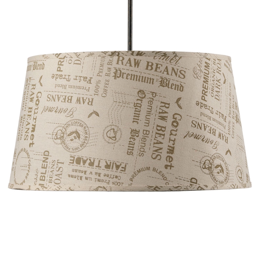 ONLI - Luster na sajli MAIDA 1xE27/15W/230V pr. 50 cm smeđa