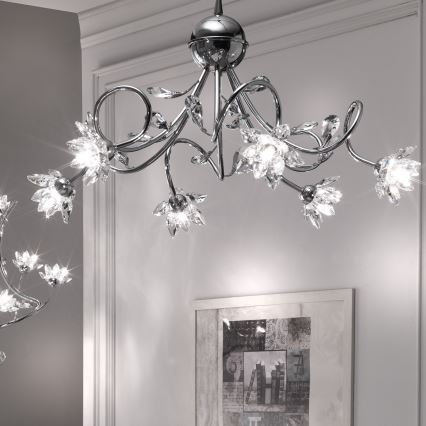 ONLI - Luster na sajli NINFEA 6xG9/6W/230V