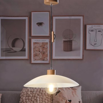 ONLI - Luster na sajli OHANA 1xE27/22W/230V bež