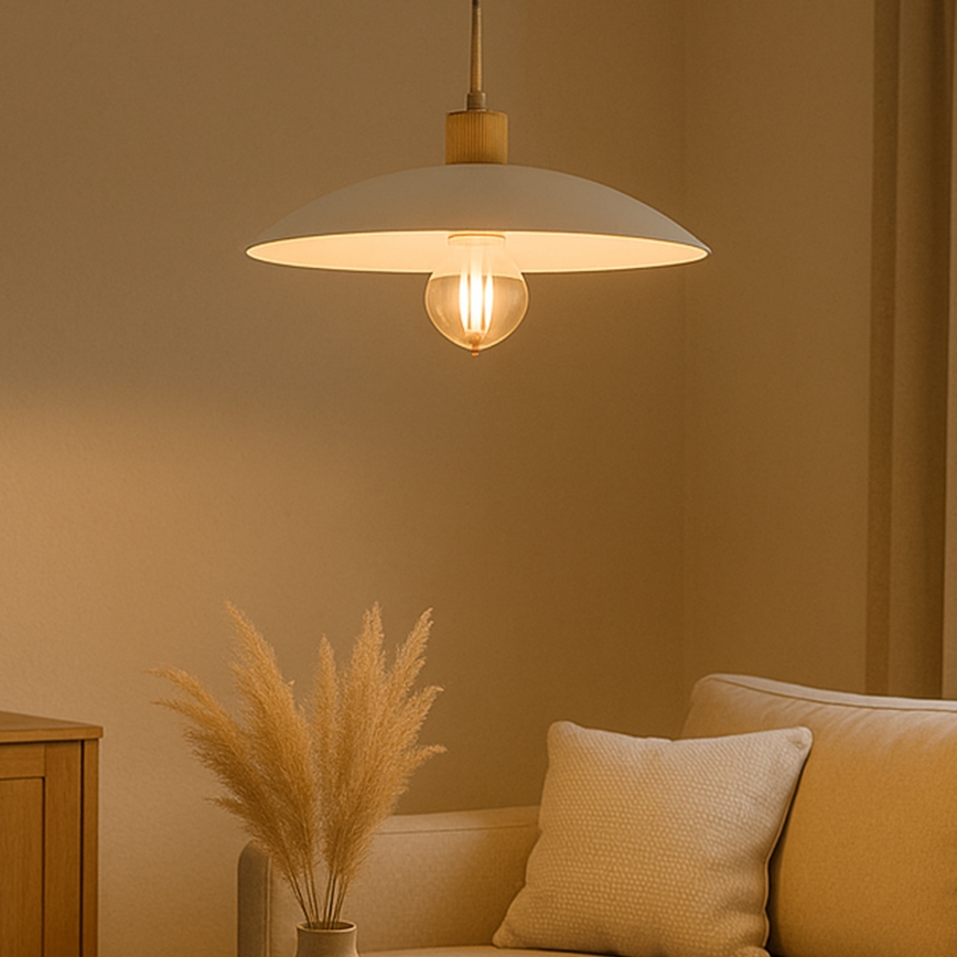 ONLI - Luster na sajli OHANA 1xE27/22W/230V bež