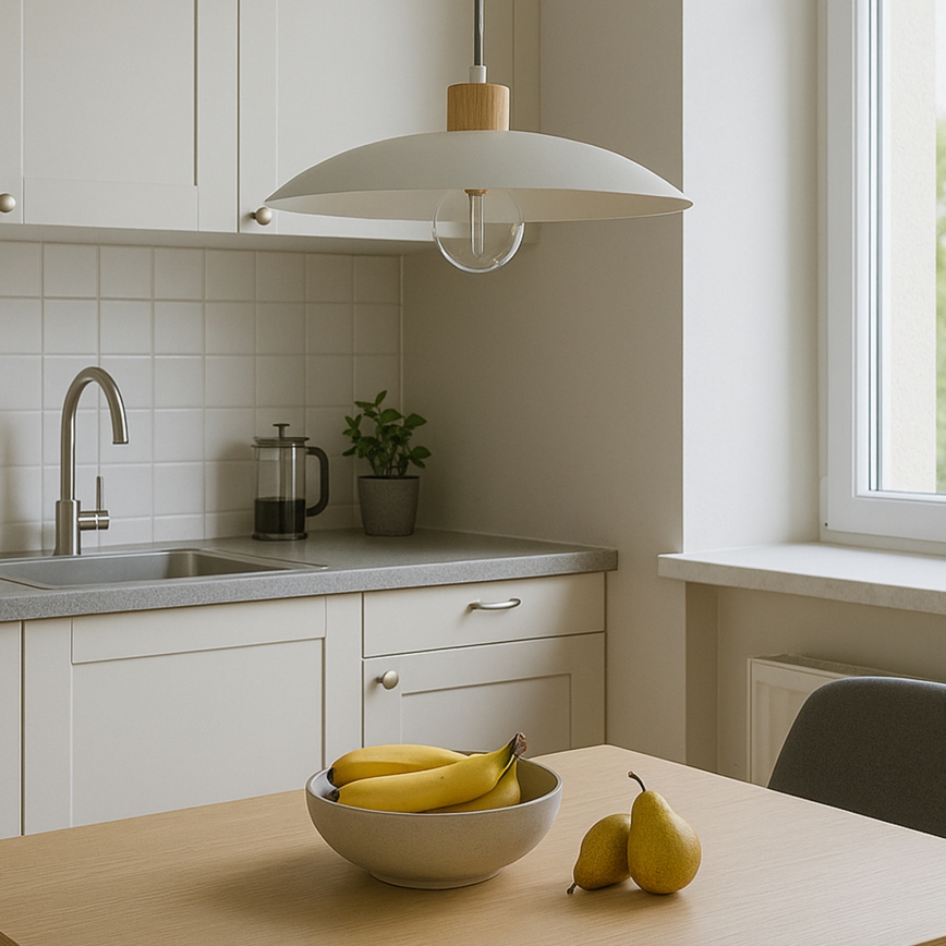 ONLI - Luster na sajli OHANA 1xE27/22W/230V bež