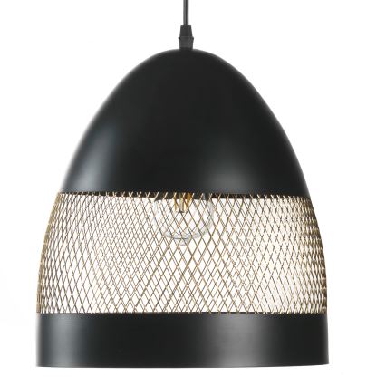 ONLI - Luster na sajli POLLY 1xE27/22W/230V crna