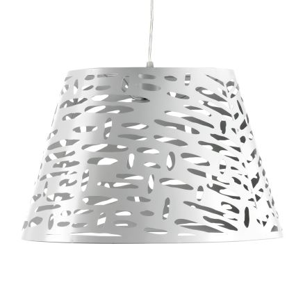 ONLI - Luster na sajli RICKY 1xE27/15W/230V pr. 40 cm bijela