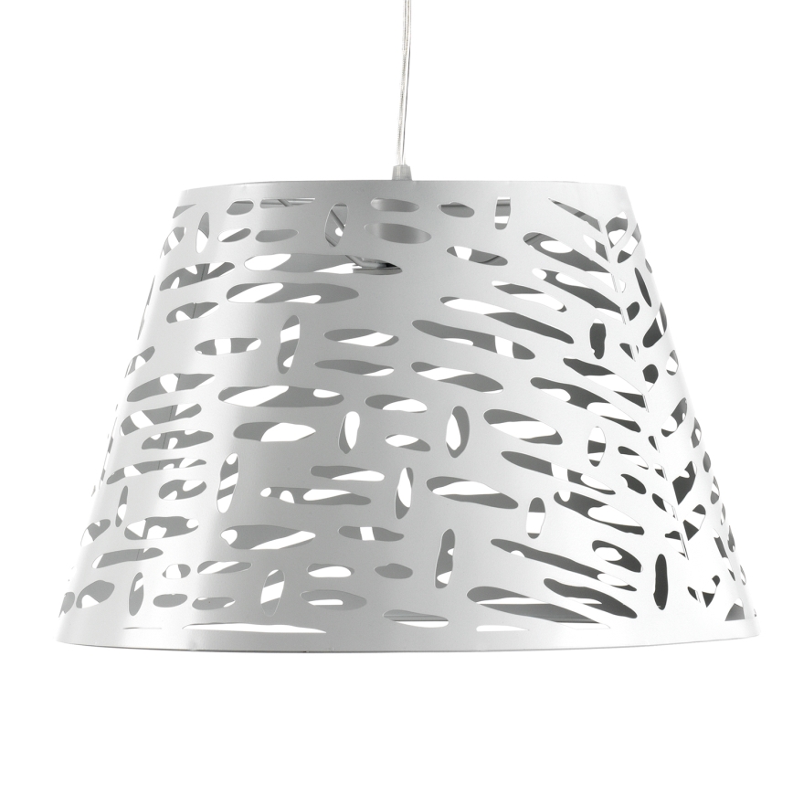 ONLI - Luster na sajli RICKY 1xE27/15W/230V pr. 40 cm bijela
