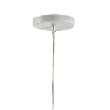 ONLI - Luster na sajli RICKY 1xE27/15W/230V pr. 40 cm bijela