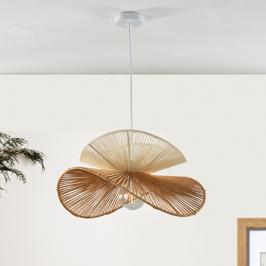 ONLI - Luster na sajli RINGO 1xE27/15W/230V smeđa