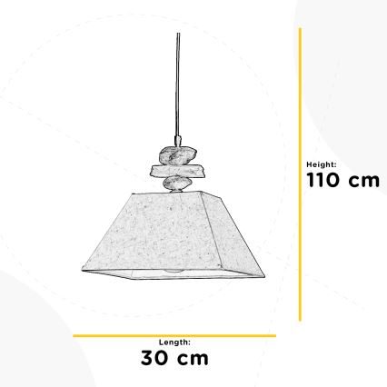 ONLI - Luster na sajli SEREGON 1xE27/22W/230V