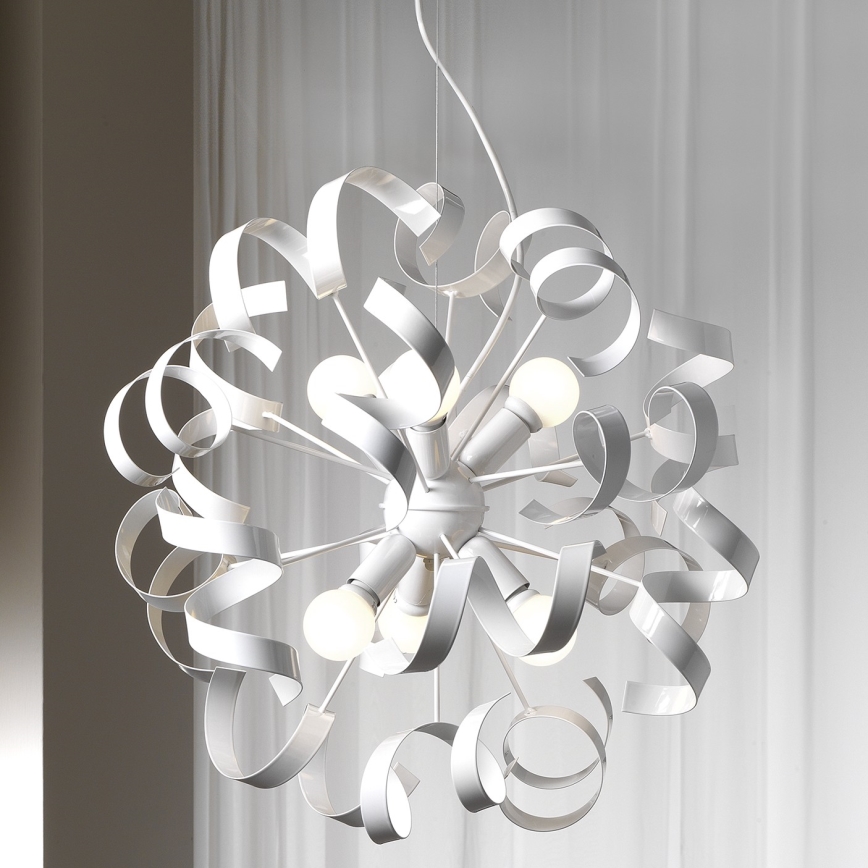 ONLI -  Luster na sajli ZOE 6xE14/6W/230V bijela