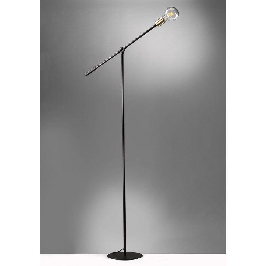 ONLI - Podna lampa ASTE 1xE27/15W/230V crna/zlatna