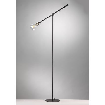 ONLI - Podna lampa ASTE 1xE27/15W/230V crna/zlatna