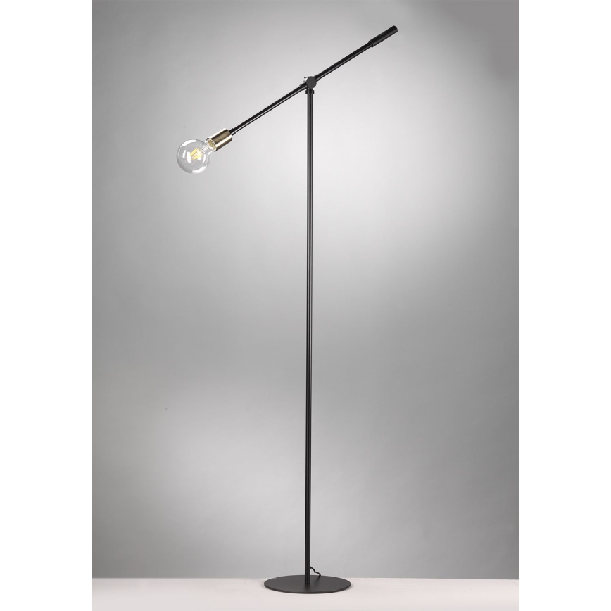 ONLI - Podna lampa ASTE 1xE27/15W/230V crna/zlatna