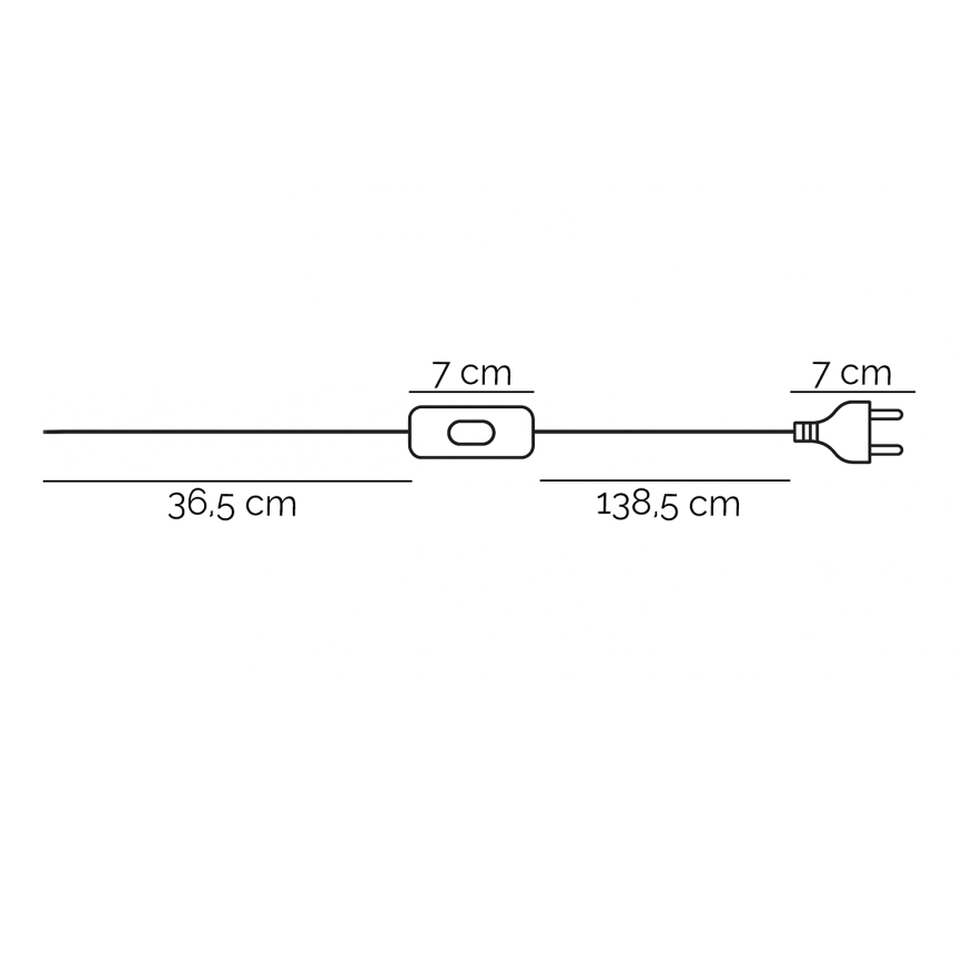 ONLI - Podna lampa CROSS 1xE27/22W/230V crna/mesing