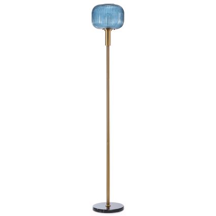 ONLI - Podna lampa DOROTY 1xE27/22W/230V plava/zlatna