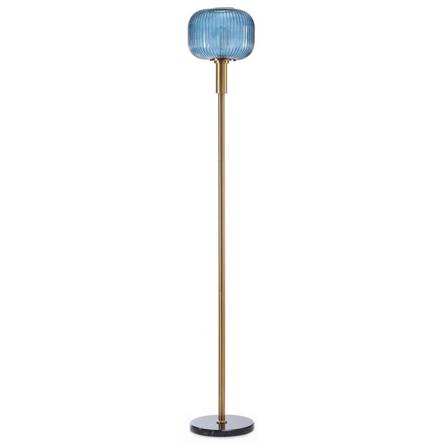 ONLI - Podna lampa DOROTY 1xE27/22W/230V plava/zlatna