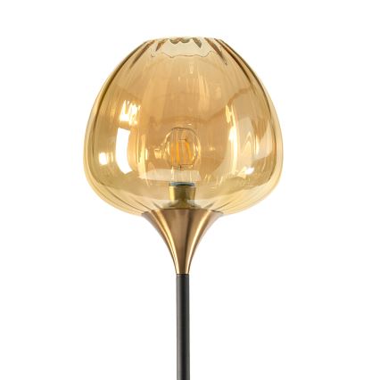 ONLI - Podna lampa ELIDE 1xE27/15W/230V crna/bakrena