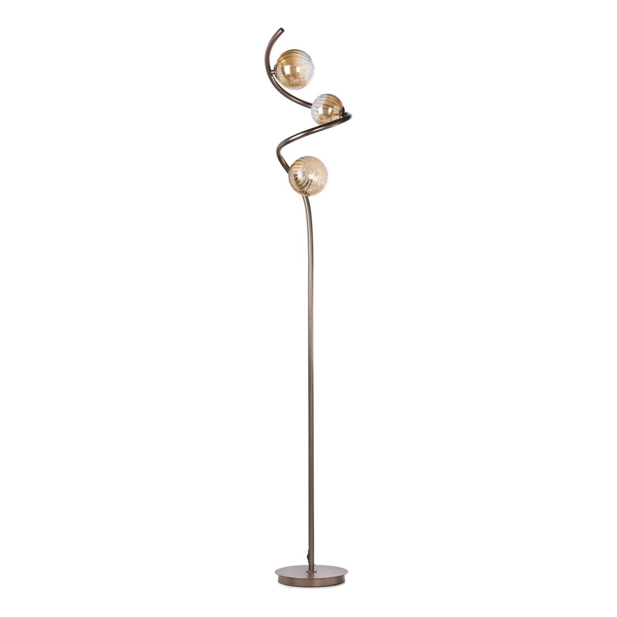 ONLI - Podna lampa FRIDA 3xG9/10W/230V bakrena